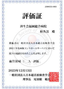 2024年度血管領域評価証